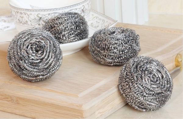 Household Cleaning Metal Scouring Ball With ISO9001 Certification JINKAI-SS005