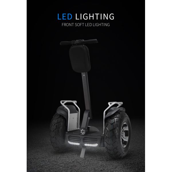 Off Road Chariot Two Wheeled Self Balancing Electric Vehicle 21 Inch Big Tire