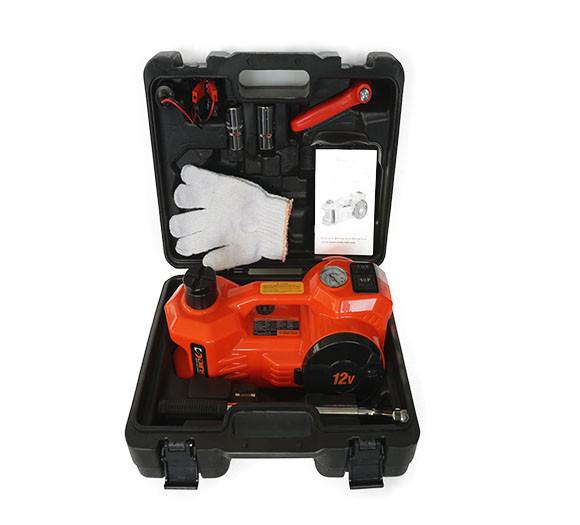 Car DC 12V Multi-Functional Electric Hydraulic Floor Jack with Inflating Pump,Design of current overload protection