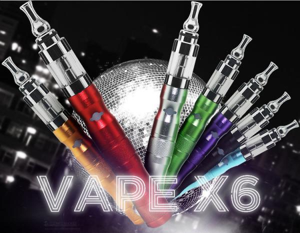 2014 best e cig review X6 with most selling products with perfect design x6 e cig