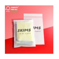 Autumn Clothing  / Cotton Padded Clothing Packaging Wax Paper Bag Biodegradable