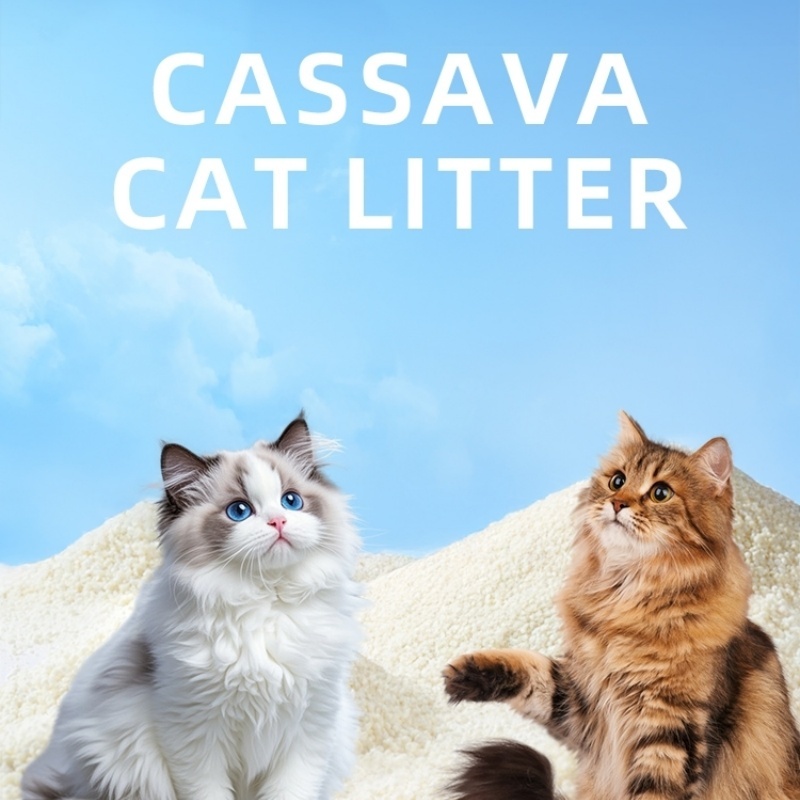 High Quality Cassava Cat Litter with Superior Clumping Ability and Natural Odor Management