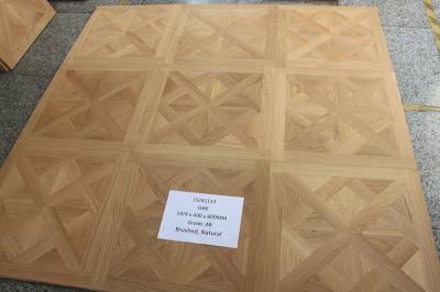 Prime Oak Versailles Pattern Flooring to Italy, Natural Vanished