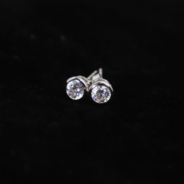 Wholesale 14K Gold Luxury Diamond Stud Earrings 1 Carat DEF Lab Grown Perfect Gift for Wedding