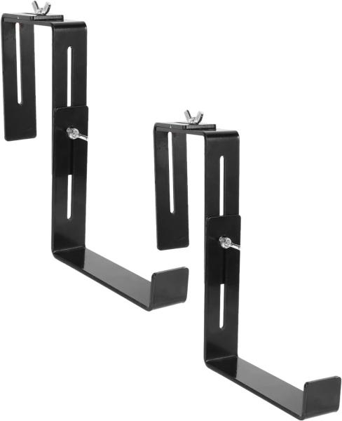 Adjustable Thickness Mounting Rail Hanger for Plant Holders Window Flower Box Bracket