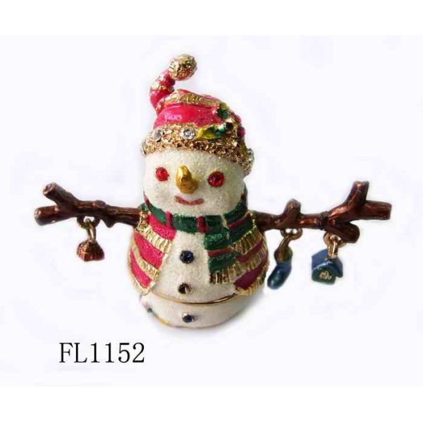 Christmas Festival Sownman Home Decorative Metal Figurines