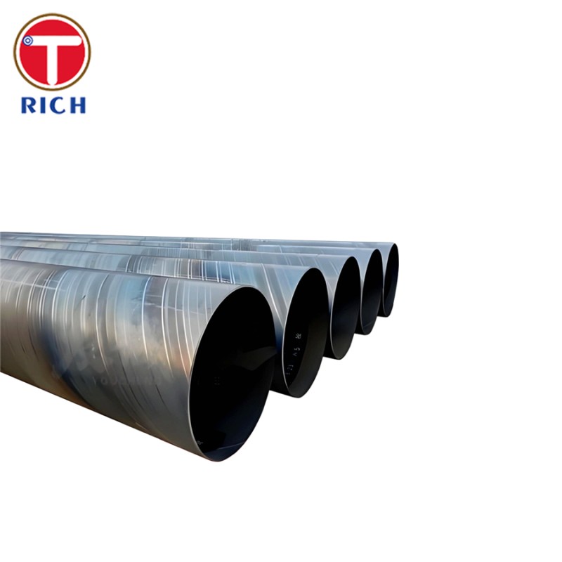 ASTM A139 Carbon Steel Spiral Weld Steel Pipe For Fluid Transport