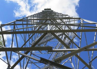Self Supporting Mobile Network Tower , 55m 4 - Leg Mobile Network Tower