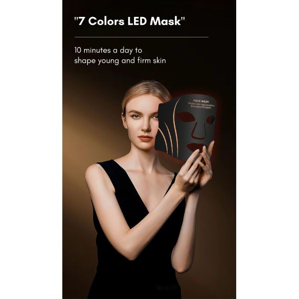 Mascarilla de reparación facial de silicona ajustable en 5 niveles para spas y salones de belleza