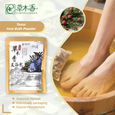 Antioxidant Yew Foot Soak Bags Relieve Swelling Foot Soaking Powder Enhance Sleep Quality