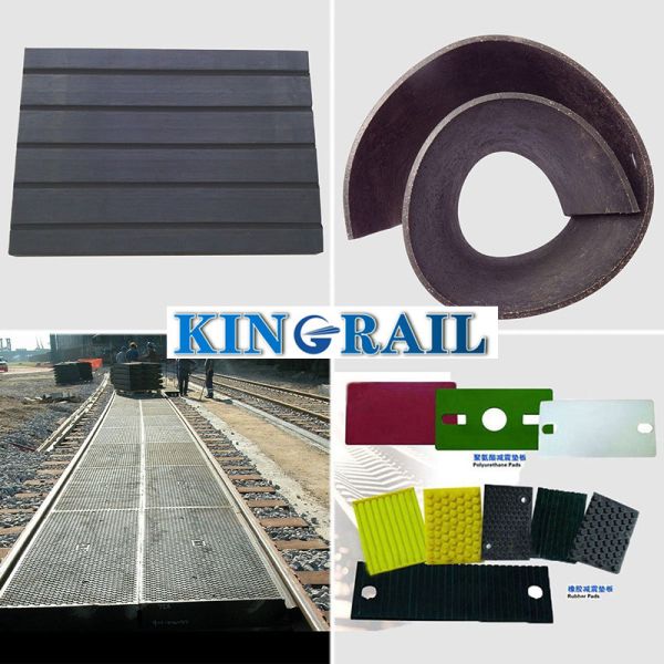 Natural Rubber Butylbenzene Rubber Neoprene EVA HDPE Rubber Pad For Railway Track