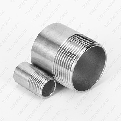Stainless Steel Threaded Pipe Fittings Welded Welding Nipple for Pipe Connection