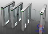 Lecteur d'empreintes digitales Swing Barrier Gate de carte de RFID pour l'immeuble de résidence et de bureaux