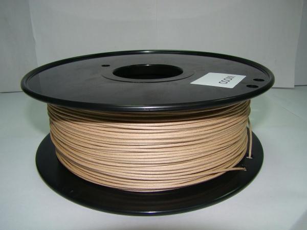 filamento de madeira da luz 3D de 1.75mm/de 3.0mm para a criação de protótipos do Rapid 3D