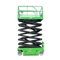450 kg élévateur à ciseaux autopropulsé 6m élévateur hydraulique mobile vert