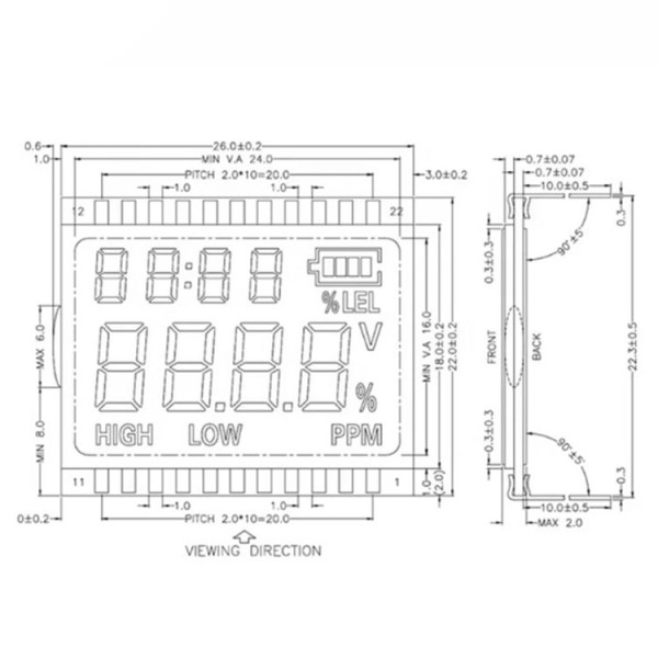 High Demand Export Products 2 Line 4 Mini Segment Display Bulk Buy From China