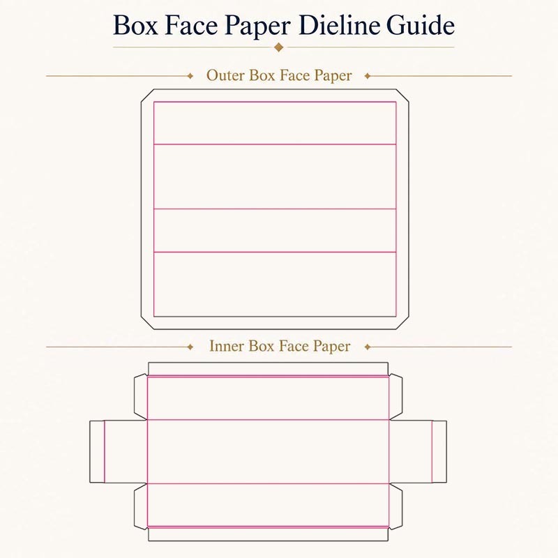 Long Flip Top Rigid Custom Gift Boxes with Gold Foil Flocked Insert