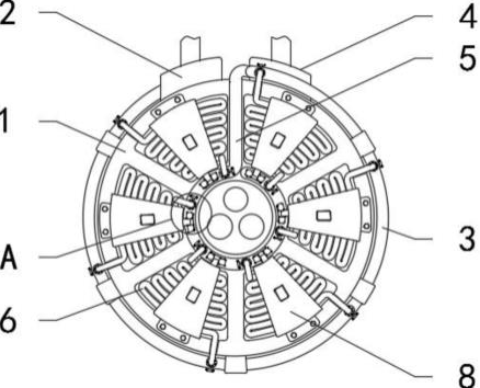 Electric Arc Furnace Water Cooled Roof with Advanced Cooling System