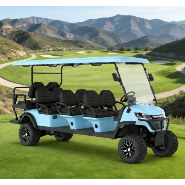 Advanced Suspension 8 Seats Golf Car Large Group Transport Comfort Ride Resort Club Shuttle Service