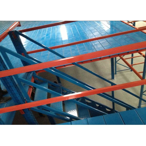 Acero Q235 Pisos de entrepato industrial con chapa de acero 500 kg/m2