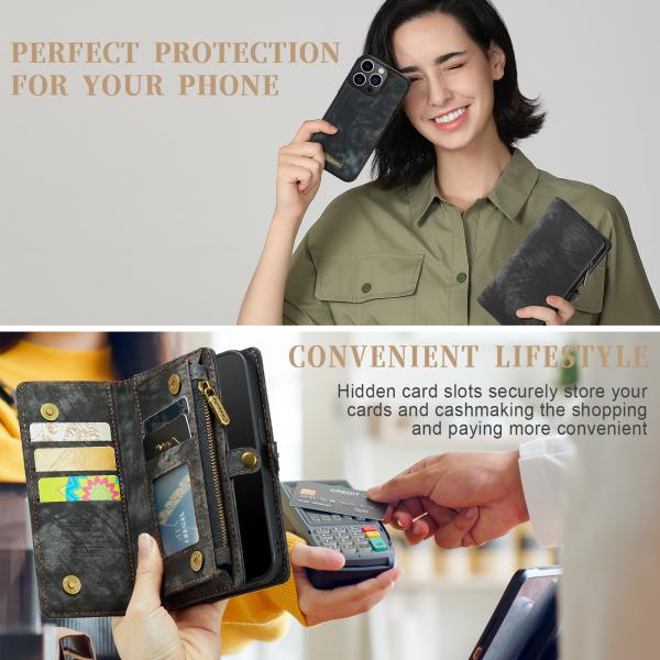 Samsung Compatível CaseMe Couro TPU Casas de telefone para Iphone 13 14 Pro Max slot de cartão