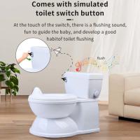 Lightweight Simulation Children Toilet Plastic Preschool Baby Potty Training Toilet Kids Potty