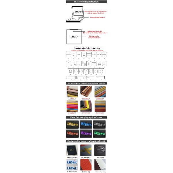 Boîte de bijoux en cuir en microfibre orange personnalisée pour bracelet et anneau de Stud 19.5*11*5cm