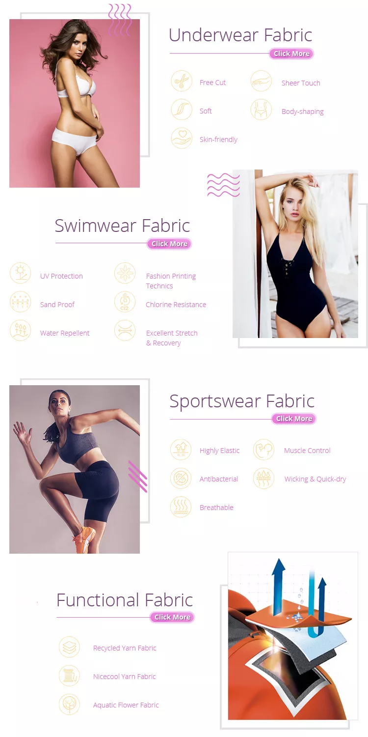 Ровное Breathable простирание пути ткани 4 Lycra полиэстера для Sportswear