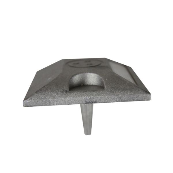 Предупреждающий дорожный конус высоковидимый алюминиевый дорожный козырь кошачьи глаза 100x100x25 мм для безопасности дорожного движения