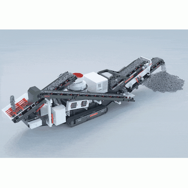 China Hot Sale MTNG400S-3 Wheel Type Mobile Crushing and Screening Station Plant Price