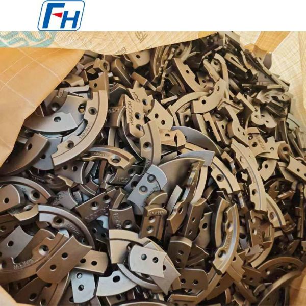 Ni-Hard Cast Iron Concrete Mixing Blade For Aggregate Mixing Construction Projects