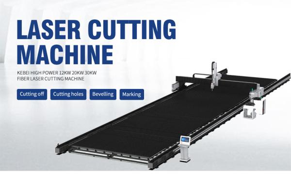 High Speed Gantry Fiber Laser Machine Large Steel Working Processing Range Cuttng K Bevel V bevel