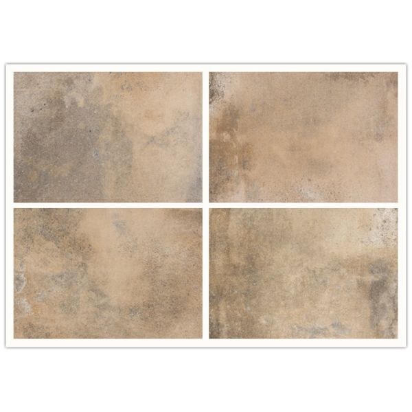 Покрашенная вручную плитка фарфора взгляда цемента, яркие плитки пола 300x300