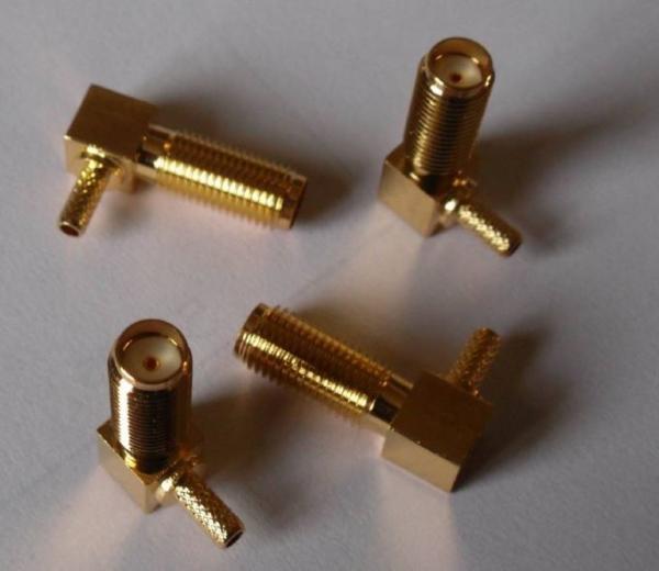 SMA-KW1.5 50 Ohm 90 Degree Elbow Female RF Connector
