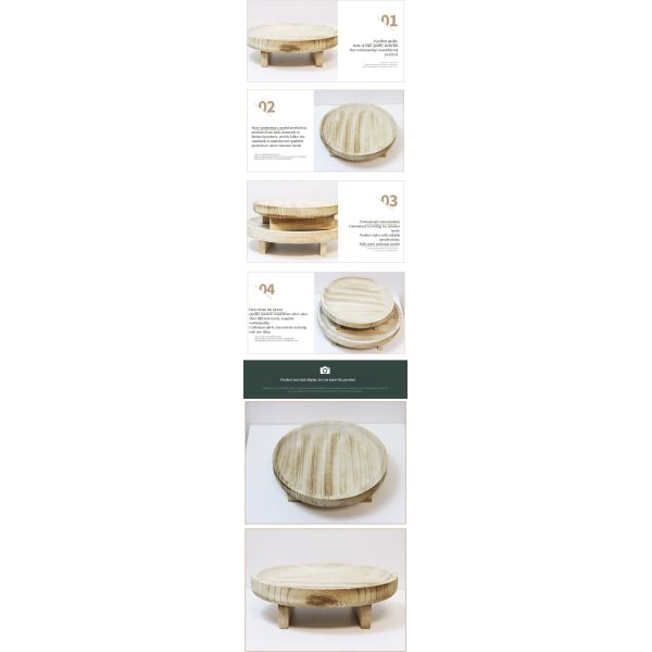 Customizable Rustic Wood Presentation Tool for Baking Tools Hot Pans Baking Dishes