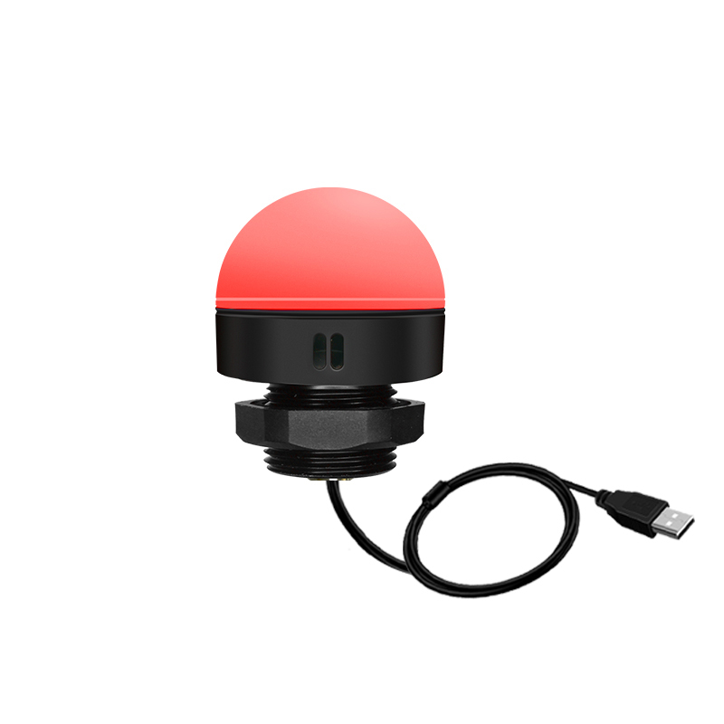 ONN-M4B-USB-B RYG Signal Tower Light Tri Color Single Layer Dome Design 5V DC Indicator Lamp