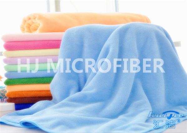 Azul grosso azul de toalhas de banho da extra grande do hotel de Microfiber Urdidura-Feito malha