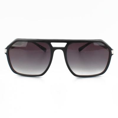Polarized Lens Double Bridges Acetate Frame Sunglasses