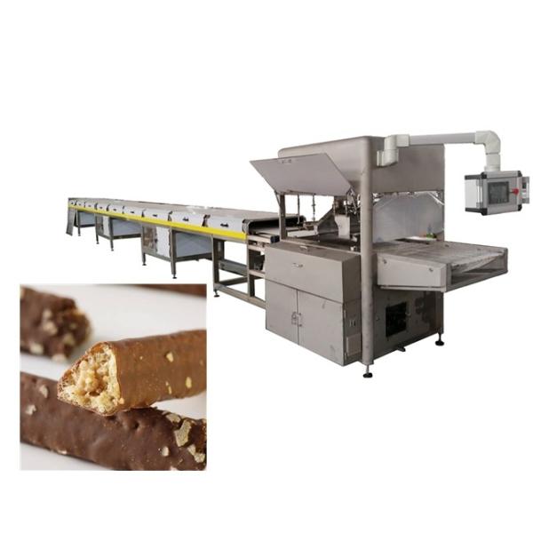 500 Kg/H de equipamento de revestimento puro do chocolate com dois largura das bombas 1200mm