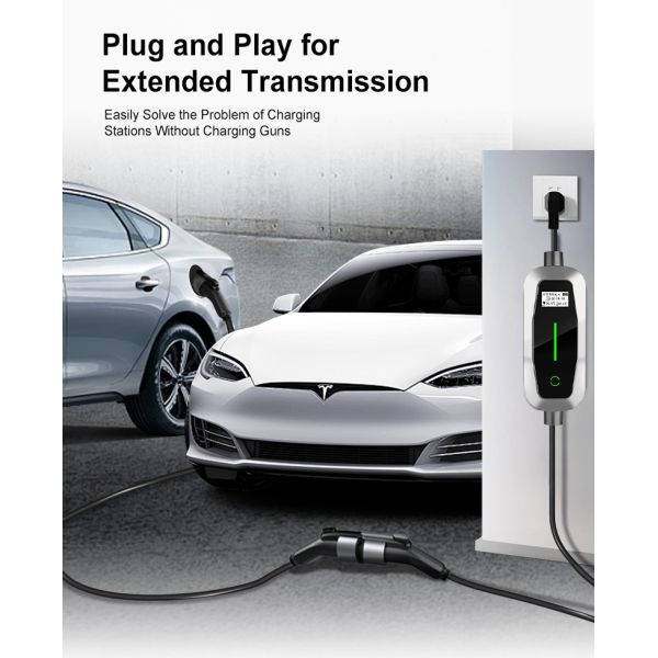 Outdoor Electric Vehicle Charging EV Extension Cord  GBT Quick Charge Power Extension Cable
