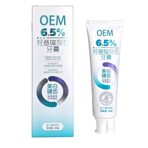 OEM ODM Chemical Toothpaste Anti Sensitive Oral Repair Whitening Fresh Mint Fluoride Free Nano 6.5% Hydroxyapatite Home Use