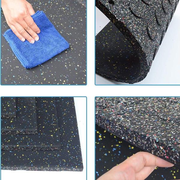 0.6 Rubber Floor Mat For Horse Stall Rubber Flooring Tiles Protective Horse Leg 20x20'' Exercise Mats Yellow Tiles