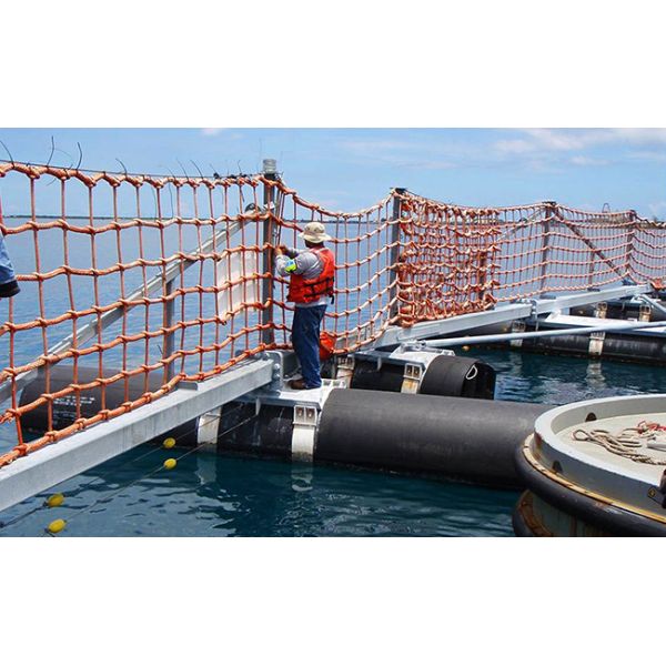 Sistema de barreira flutuante marinha cilíndrica Detritos Via d'água Boia Cochrane Boom