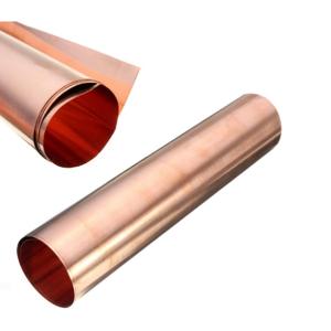 por ciento de cobre amarillo de hoja plateada cobre C2680 de la hoja de acero 150M M 300M M de 1m m el 99,995