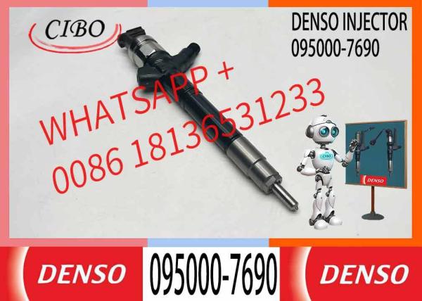 095000-7690 Nuevo inyector de combustible para ferrocarril común de alto rendimiento
