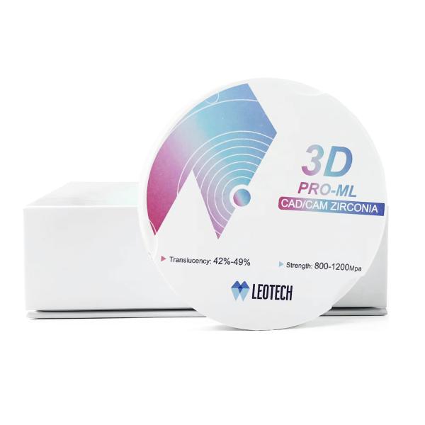 天然歯シミュレーション ジルコニア 3D 透明性/色グラディエント 1480-1510°C シンタリング