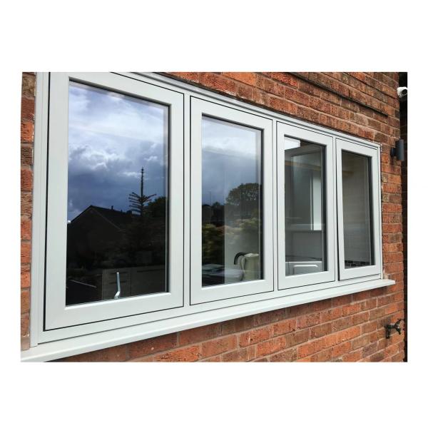 Toughened Glass Pvc Double Glazed Windows Reinforced With Lined Steel