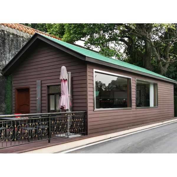 ASA Coextruded WPC Outdoor Wall Panels Waterproof Exterior Cladding Long-Lasting Cabin Campsite
