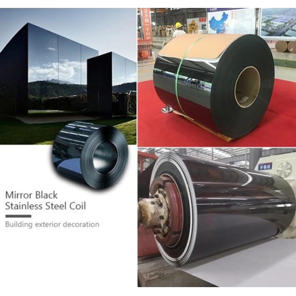 2.0mm 8k A3051 304 Black Titanium Stainless Steel Sheet Coil