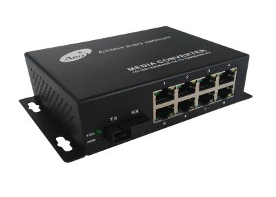 1310/1550nm Commercial Media Converter , Fiber To RJ45 Media Converter